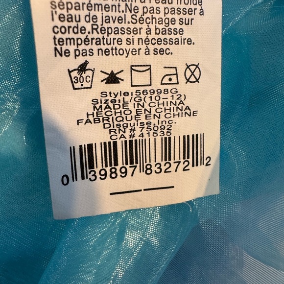 Disney: Frozen Elsa Costume/Play Dress Up/Princess Party Size Large - Picture 8 of 15